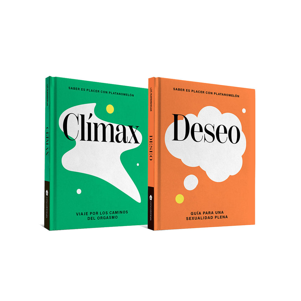 Pack libros Deseo y Clímax: Saber es placer Pack Platanomelón 1