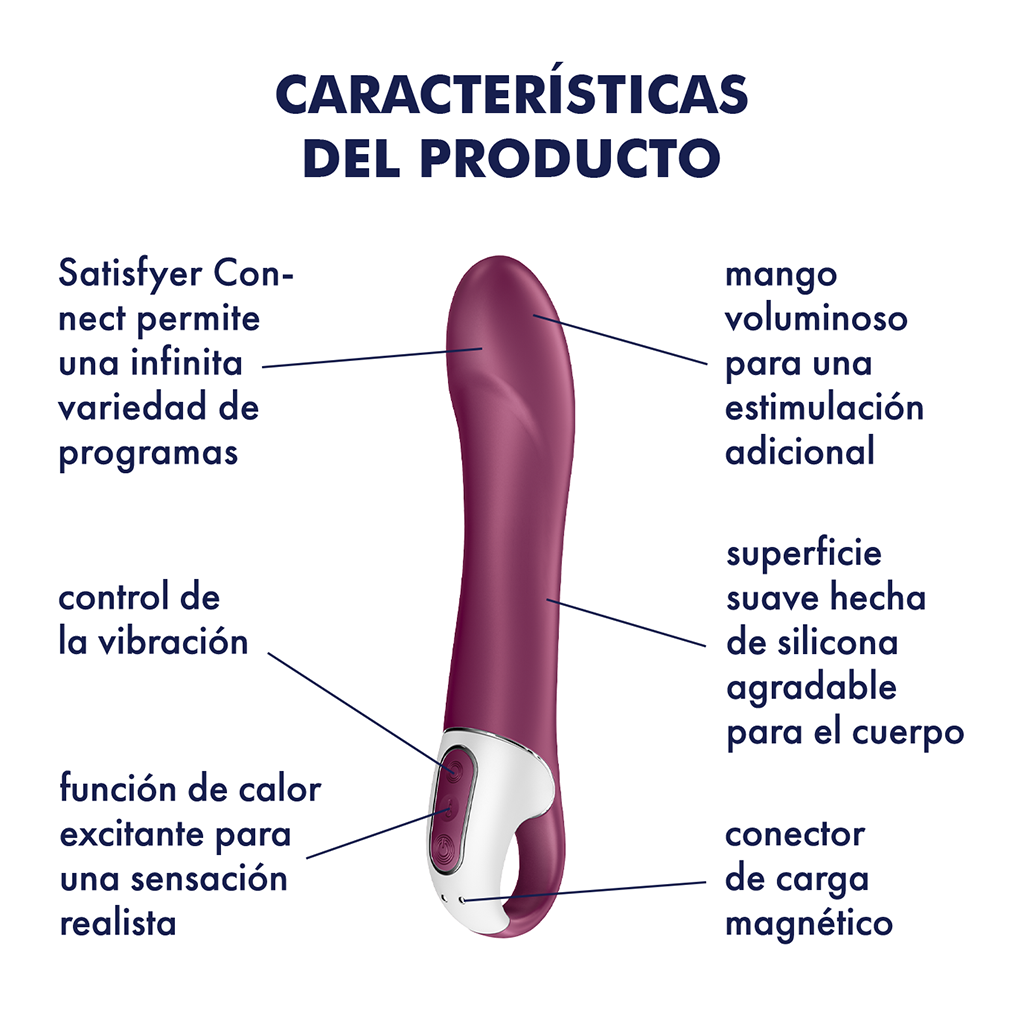 Satisfyer Big Heat Connect App Vibrador vaginal Satisfyer 2